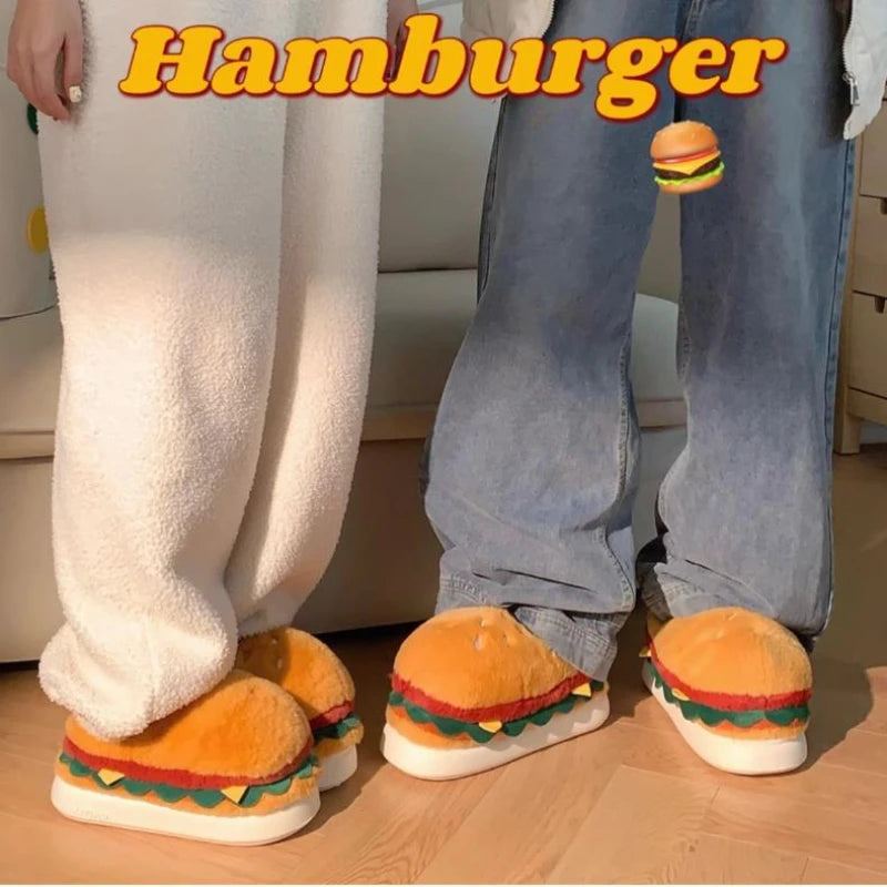 CozyBurger-Der Hausschuh, der für Wärme sorgt – und für Lächeln😃