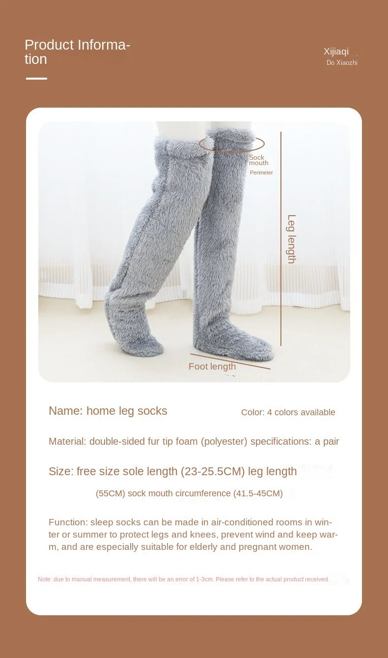 Cozy Teddy Kniestrümpfe