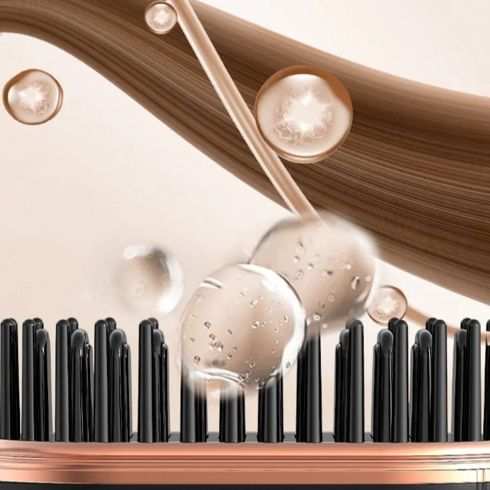 SilkGlide - Mini Cordless Hair Straightening Brush