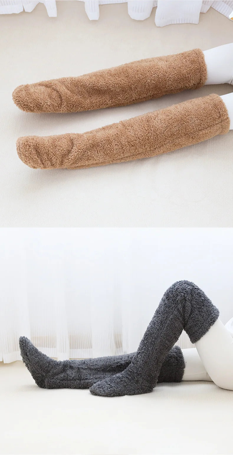 Cozy Teddy Kniestrümpfe